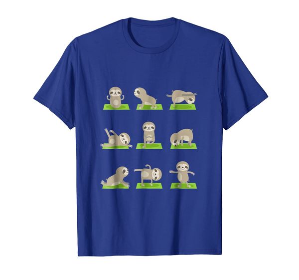 

Yoga Sloth Shirt-Sloths Doing Yoga on Mat-Cool Gifts Tee, Mainly pictures