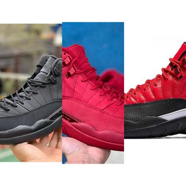 

[with box]12 jumpmanwool men basketball shoes 12s grey black man and women 12s sports sneakers women running shoes for men 20tsz1