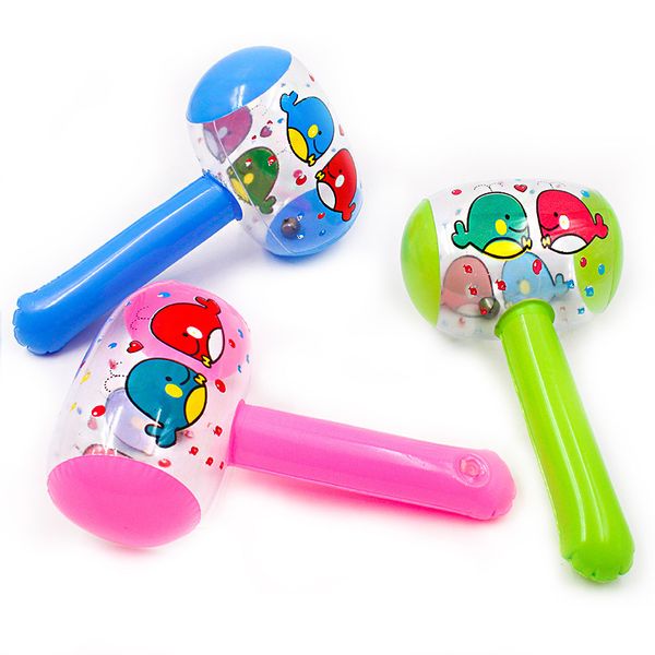 

1pcs pvc cheerful children inflatable air hammers nice gift for kids cute cartoon blow up hammer toys