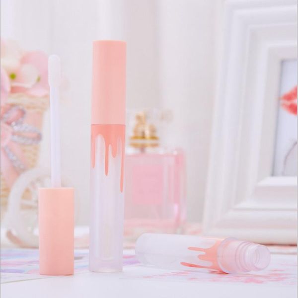 

30/50pcs 3ml empty matte lipgloss containers tubes round cosmetic bottle packaging lip gloss with wand storage bottles & jars