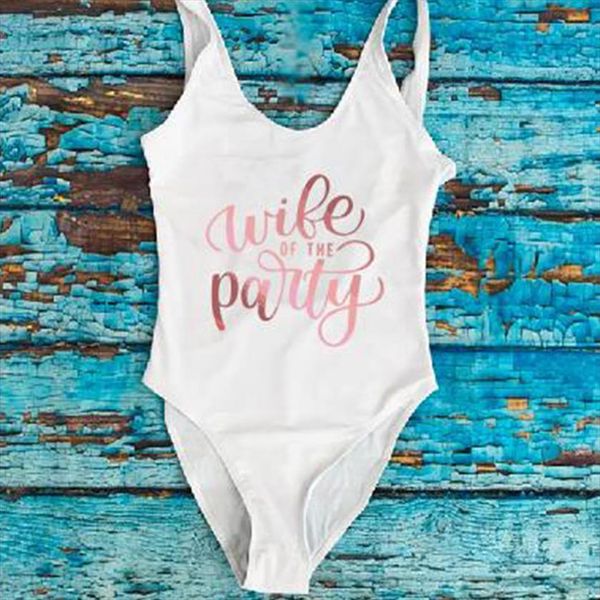 

paddy design wife of the womens jumpsuit party swimsuit casual one piece women bathing suit wedding bride bridesmaid swimwear for, Black;white