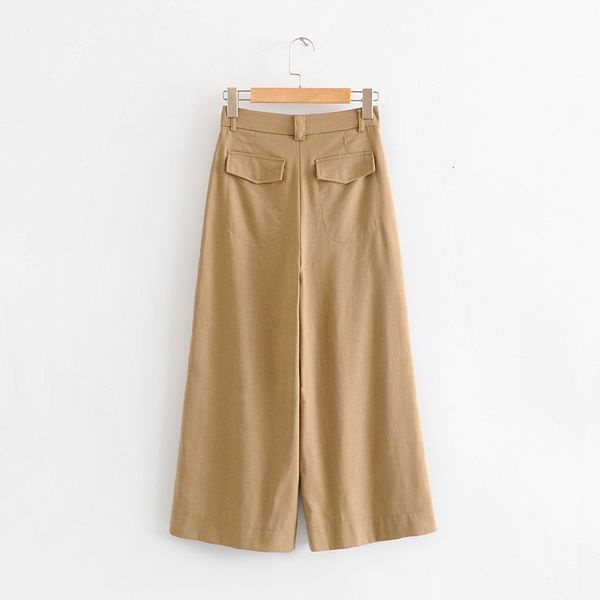 

summer khaki high waist pants solid color streetwear fashion ladies trousers, Black;white