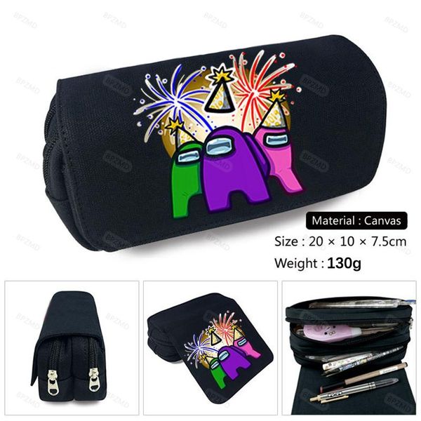 

cosmetic bags & cases game pattern 3d printed large capacity pencil pouch creative pen box case school office stationary supplies