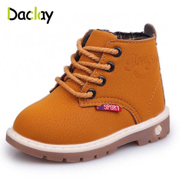 Daclay Neue Mode Kinder Schuhe Schnee Stiefel Martin Stiefel Koreanische Design für Jungen und Mädchen G1025