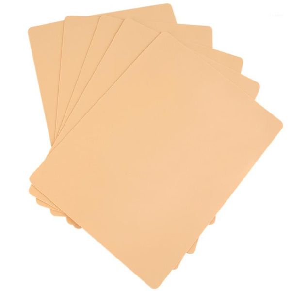 

permanent makeup eyebrow lips tattoo practice skins 10pcs blank sheet leather fake double sided for needle machine1