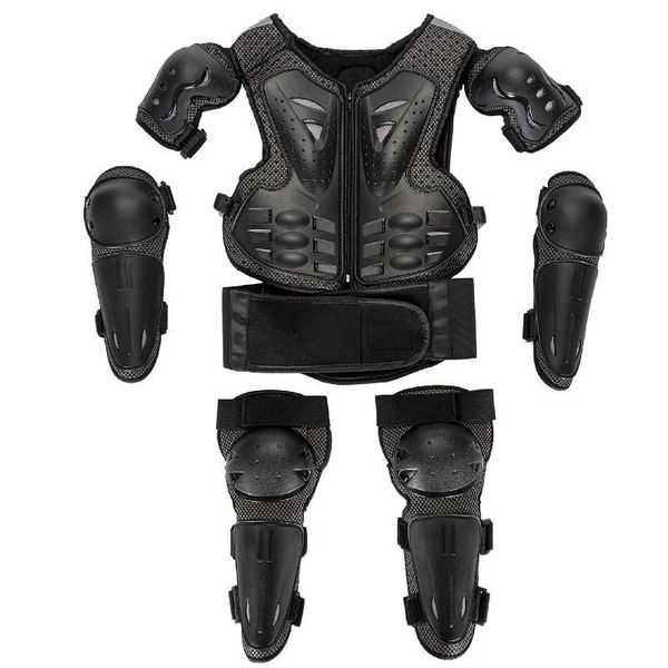 Motorcycle Armor Est Crianças Vest Baint Proteção traseira Motocross Skate Skate Jaqueta De Segurança Moto Vestir Engrenagem Protetora