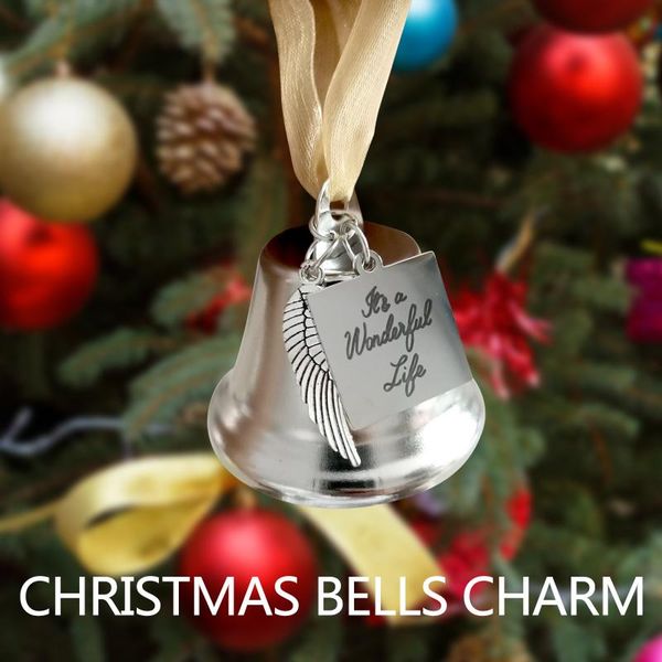 

christmas decorations cute jingle bells pendant for tree hanging ornaments holiday party kids gifts decoration
