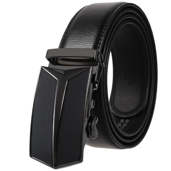 

belts male designer automatic buckle cowhide leather men's belt luxury men ceinture homme ly236-1314-1, Black;brown