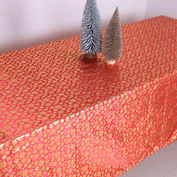

new home snowflake table cloth decoration christmas tablecloth
