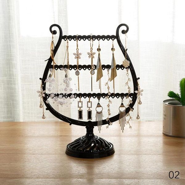 

jewelry pouches, bags creative wine cup shape earrings bracelet storage shelf display holder ear stud stand antler tree organizer, Pink;blue