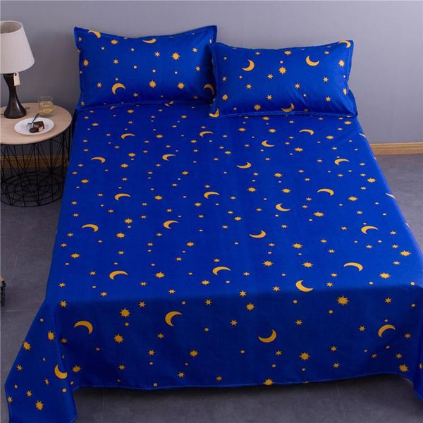 

sheets & sets 1pc bed sheet sabanas cama of single for students' dormitory printing soft flat not included cases