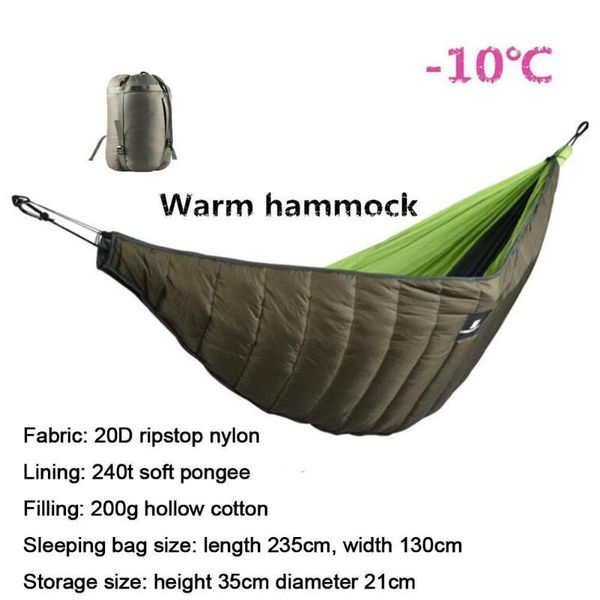 

sleeping bags outdoor camping autumn and winter warm cotton hammock can be used as a bag for sports hiking quilt blanket
