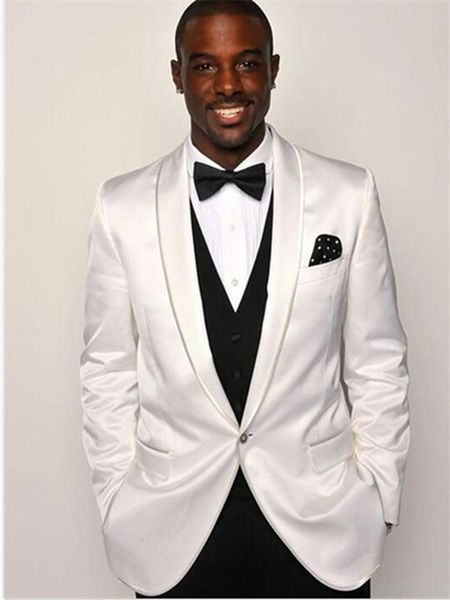 

men's suits & blazers most recent male suit groom black prom, White;black