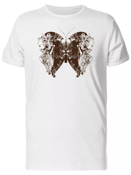 

Ornamental Butterfly Tattoo Men's Tee -Image by Shutterstock, White;black