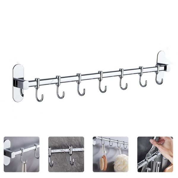 

hooks & rails 1 pc punching-storage hook kitchen movable wall-mounted row