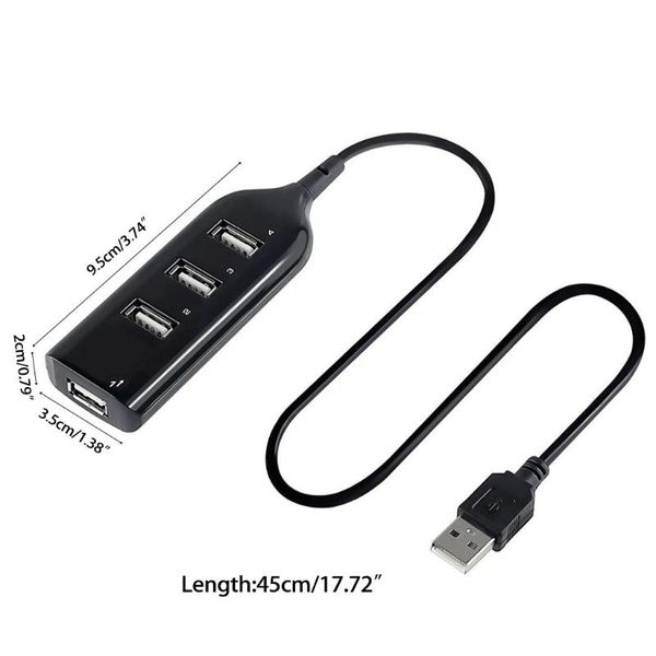 

hubs 4 ports usb 2.0 hub, extension second-generation adjustment device computer accessories splitter