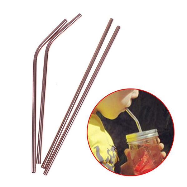 

drinking straws 2 pcs 8.5 inch reusable metal stainless steel