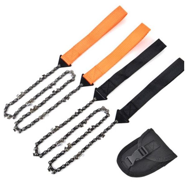 

hand tools portable handheld survival chain saw emergency chainsaw with bag outdoor camping hiking handsaw wood cutting tool hip