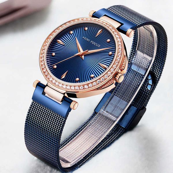 

minifocus watch women luxury fashion quartz diamond lady wrist watch elegant watches for women relogio feminino 210527, Slivery;brown
