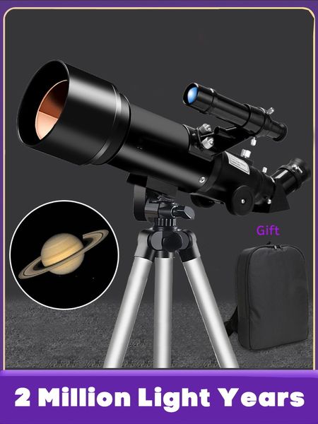 Telescopio astronomico ad alta Magni HD con adattatore telefonico per treppiede Monoculare Moon Bird Watching Bambini Adulti Astronomia Regalo per principianti