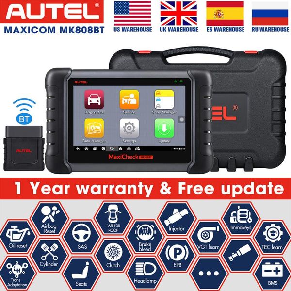 

code readers & scan tools autel maxicom 808bt obd2 auto diagnostic scanner tool better than ds808 808
