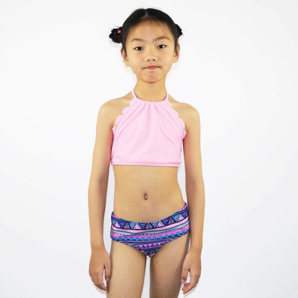 

the bikini suit split student girls' fashion bikini swimsuit, White;black
