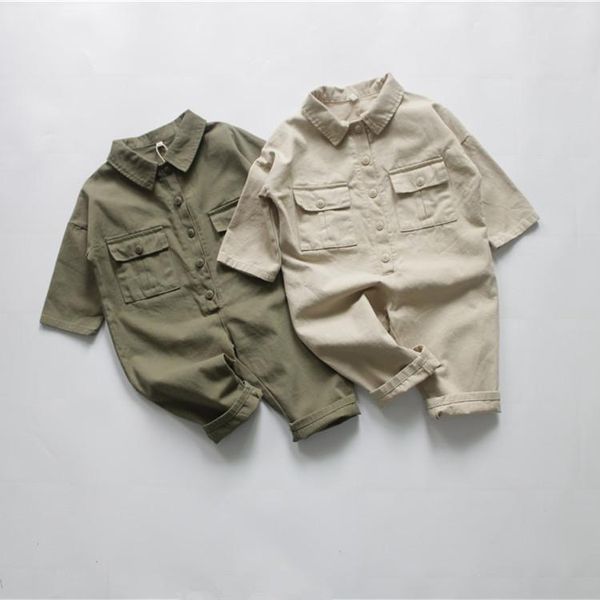 

yoga outfit 2021 korean children's overalls in autumn style loose-fitting collar
