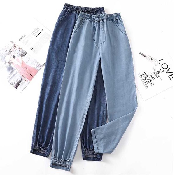 

loose size high waist women's trousers denim loose streetwear jeans vintage girls jeans woman pants wide leg femme pantalon 211112, Blue