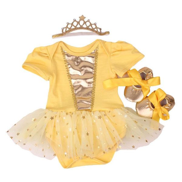 

girl's dresses gown cotton baby girl first 1st birthday party dress cute gold tutu cake outfits infant girls baptism clothes 0-24m, Red;yellow