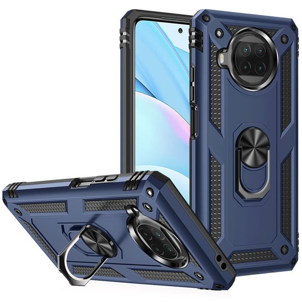 Armor Cell Phone Case Car Protecture Cover с магнитным кольцевым держателем, противодействующими случаями для MI 10T Lite 5G MI 10T Pro