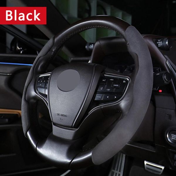 

steering wheel covers tajian 38cm car cover faux imported suede 4-seasons anti slip interior universal accessories