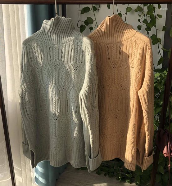 

women's sweaters women sweater 2021 interwoven twist pattern matching, White;black