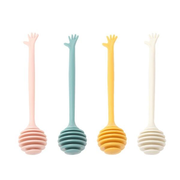 

spoons 4pcs simple honey stirring sticks stir rods practical for home