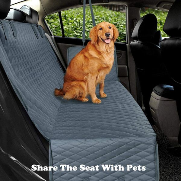 

dog car seat cover matswaterproof pet travel carrier trunk protector mattress hammock with safety belt carrying for cats dogs transportin pe