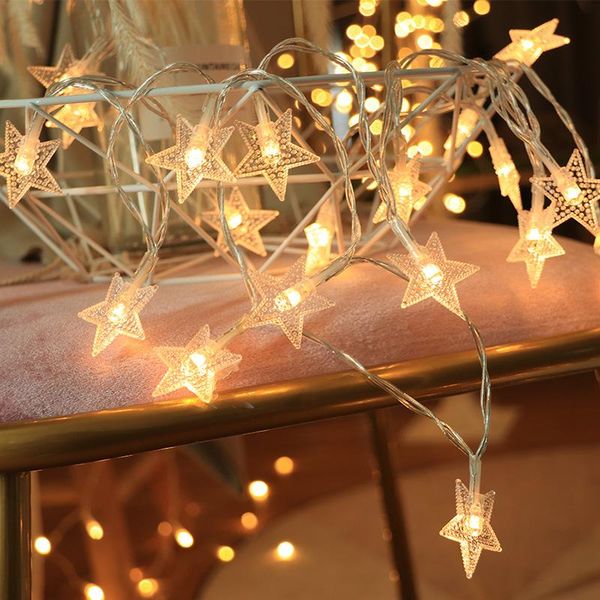

strings 5/10 pcs led battery 3m 20 bulbs star string fairy lights for home room xmas wedding party decoration