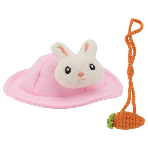 

wide brim hats 3pcs lovely clothes ornament small backpack hat accessory, Blue;gray