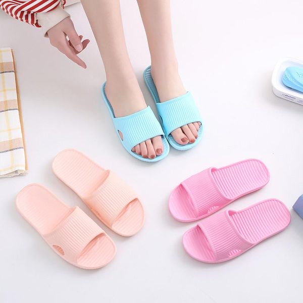

slippers 2021 women summer home eva bathroom female indoor non-slip couple bathing soft bottom sandals, Black