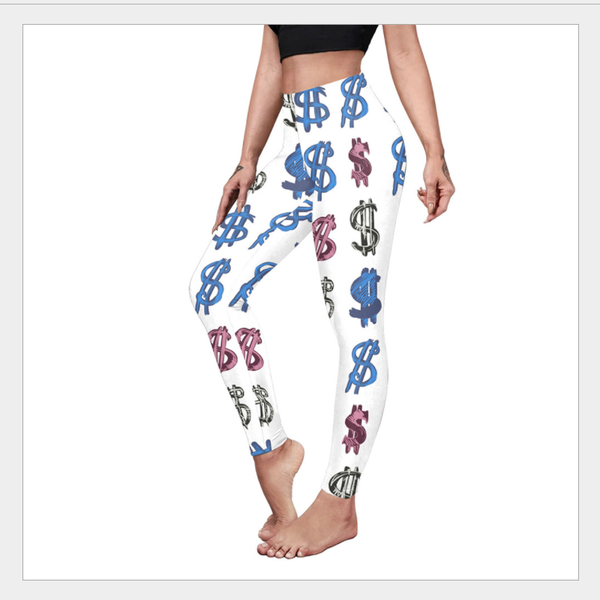 

women's leggings sweolso white symbol digital printing female fitness women leggins lady slim pencil pants elastic waist trousers, Black