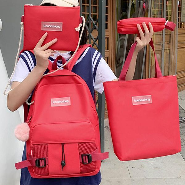

women school backpacks oxford cloth waterproof schoolbag for teenage girls 2021 student book bag travel backbags bags