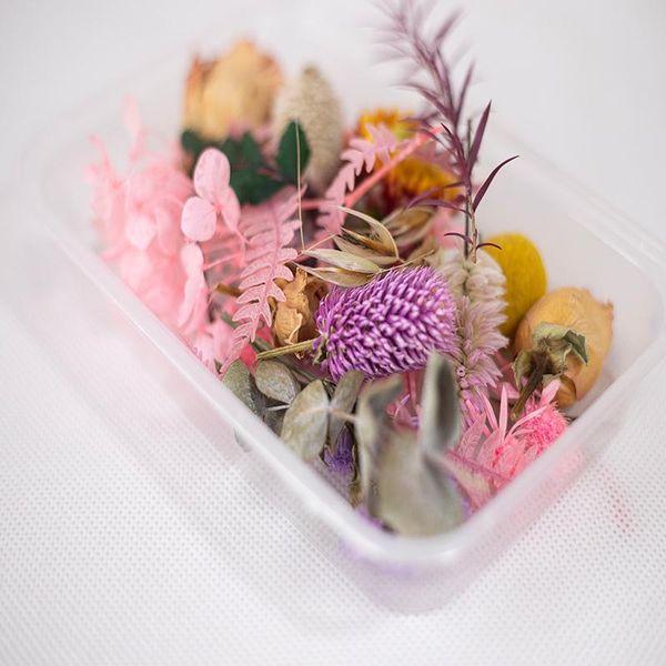 

decorative flowers & wreaths 1 box 10 kind dried flower diy accessories dry candle epoxy resin pendant craft home wedding decor