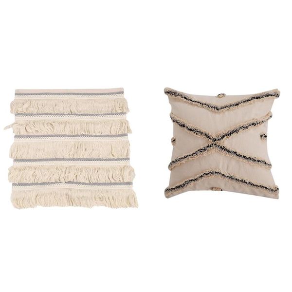 

pillow case 2 pcs cushion cover pillowcases decorative home office pillows covers, a & b