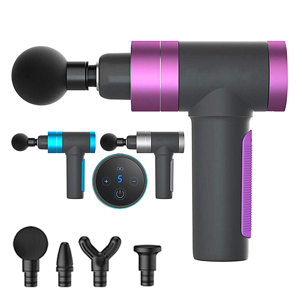 

massage gun percussion massager muscle vibro body exercising pain relief relax usb battery operated electric massagers