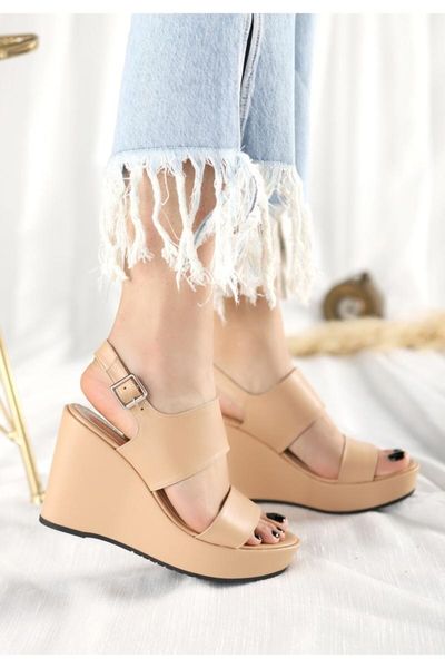 

women's wedges sandals, Black