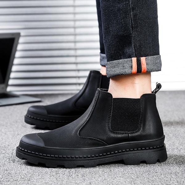 

boots flat casual sports sneaker black sapato man para mens fashion sneakers men leather zapatillas casuales causal