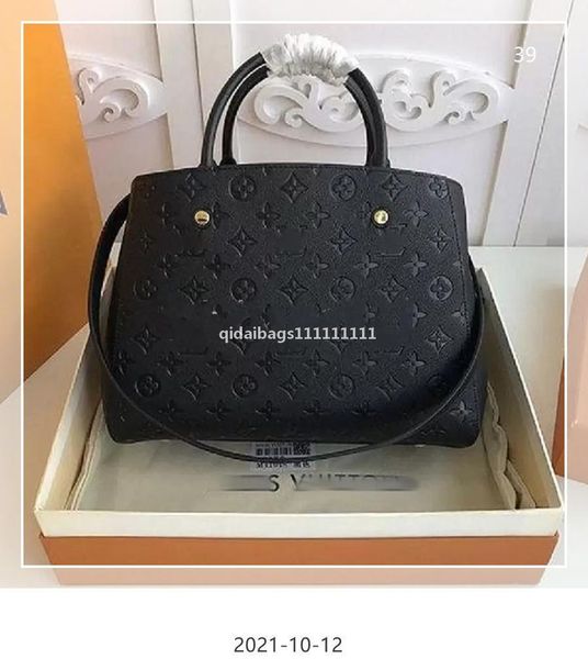 

518 gglvlouisvittonyslvutton luxurys designers bags handbags montaigne bb genuine leather women messenger hand, Red;black