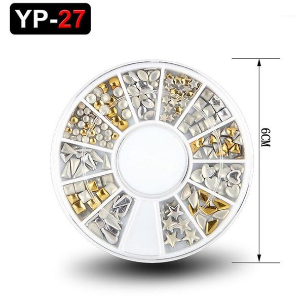 

1box diy ab ellipse acrylic horse eye crystal nail glitter rhinestones art decorations makeup tools1, Silver;gold