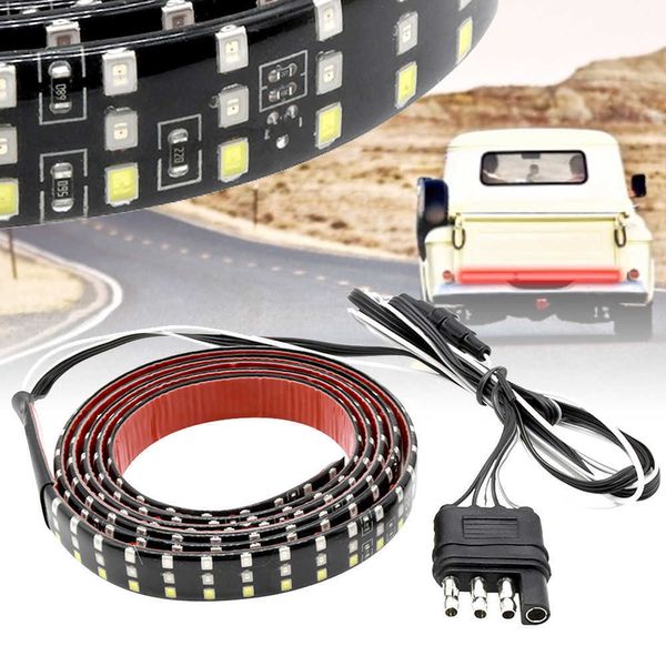 12V 60 pollici camion portellone Streamer LED striscia luminosa barra tripla fila 4 funzioni con segnale di svolta del freno per Jeep Pickup SUV Dodge