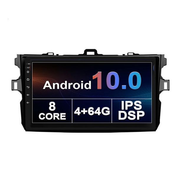 Автомобильная DVD GPS навигация Android 10.0 радиосвязь DSP HD HD Head Unit Audio Video для Corolla 2007 2008 2009 2010 2011-2013