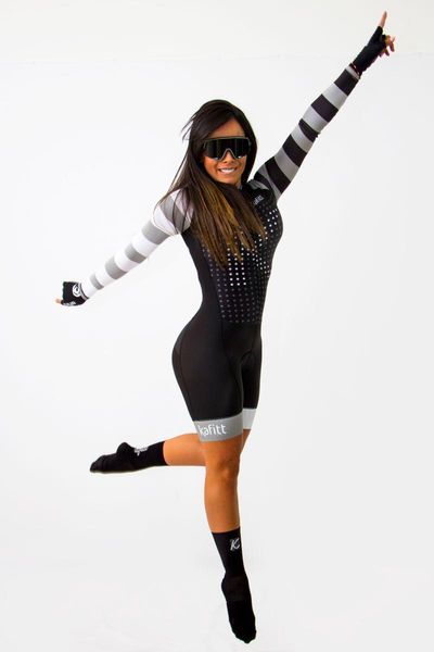 

racing sets 2021 kaficycling suit woman overalls bike bicycle cohesive cushion long jacket por, Black;blue