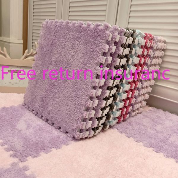 

carpets plush carpet bedroom girl room bedside princess under bed large area fully covered splicing floor mat can be cut